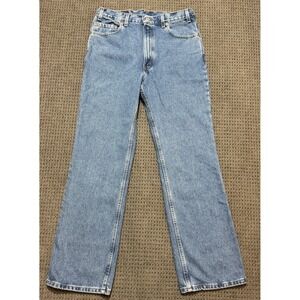 Vintage Levi's 517 Boot Cut Jeans Mens 36x32 90s Batwing Red Tab Western USA